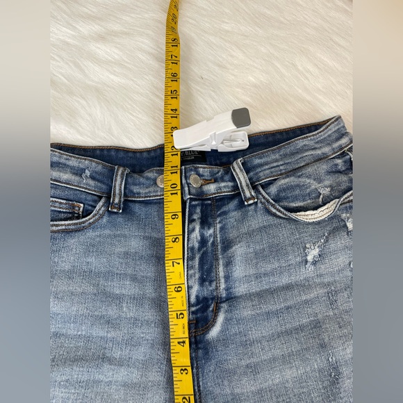 Judy Blue Samantha High Rise adjustable waist cut off Shorts XL - Picture 10 of 12